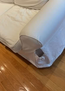 Photo of free White Ikea Sofa (Near Slaters Lane.) #3