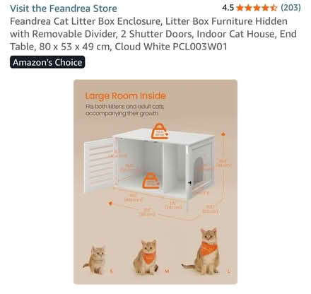 Photo of free Litter box enclosure (Barking) #2