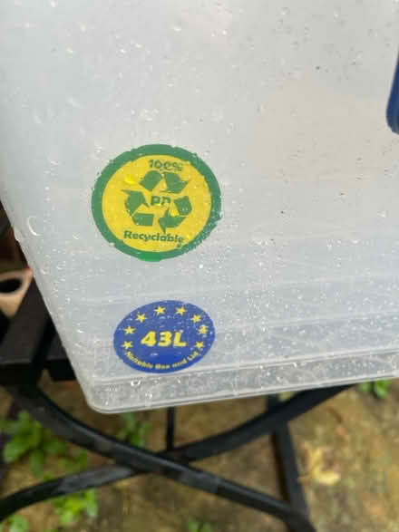 Photo of free 6 x 43litre storage boxes with lids (Herne Hill SE24) #2