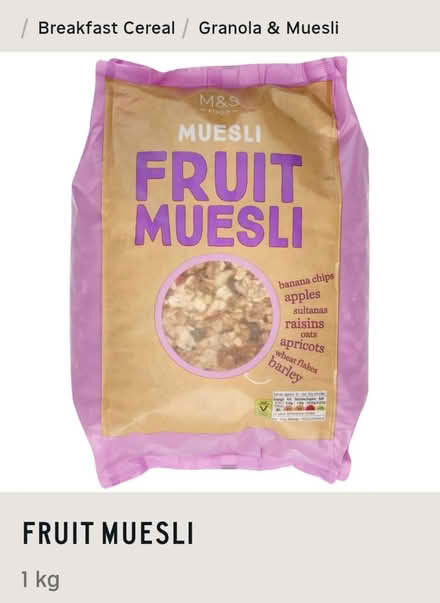 Photo of free Fruit Muesli (Moseley B13) #1