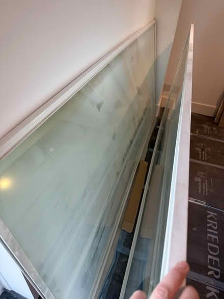 Photo of free 2x mirrored sliding wardrobe doors (SW8) #1