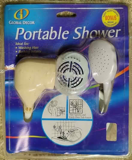 Photo of free portable shower for connection to a bath mixer tap (Cainscross GL5) #1