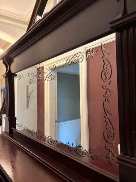 Photo of free Traditional mantelpiece with mirror (Central Accrington BB5) #2