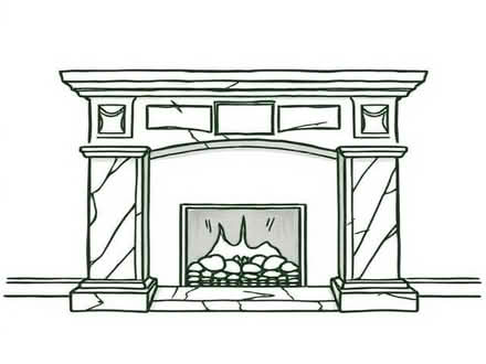 Photo of free Marble fireplace (Nether Liberton EH16) #1