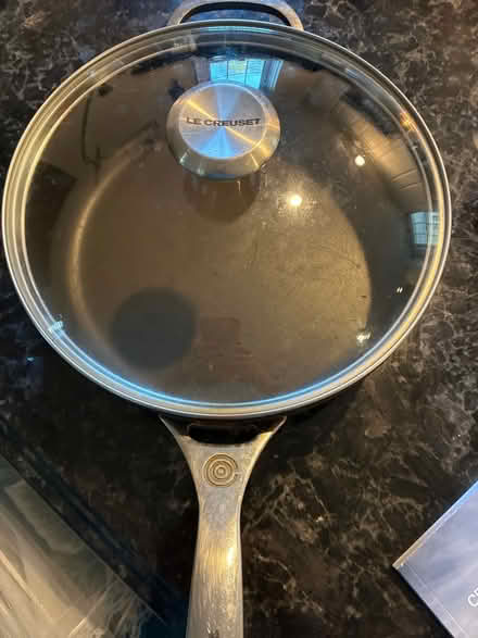 Photo of free Le Creuset nonstick pan-used (Near Friendship Heights metro) #2