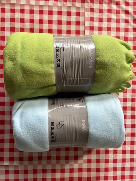 Photo of free Two IKEA fleece throws (Silverhill TN34) #1
