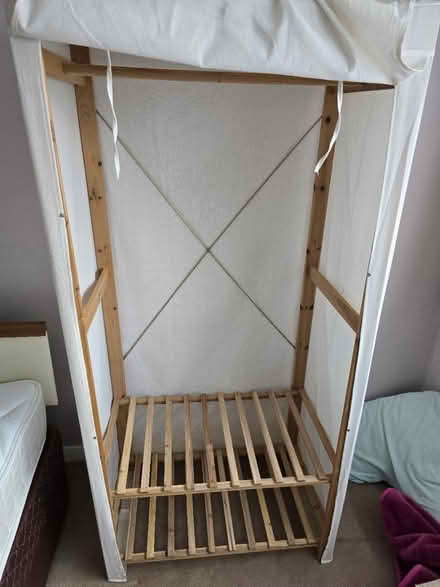 Photo of free Canvas/wood wardrobe (Worle BS22) #2