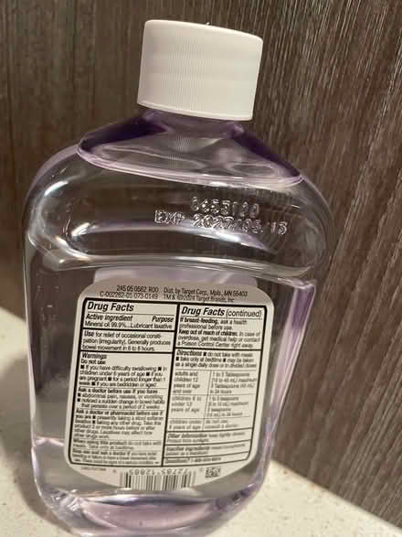 Photo of free Food grade mineral oil (Kirkland) #2