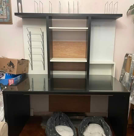 Photo of free Desk with shelving (Heston UB2) #1