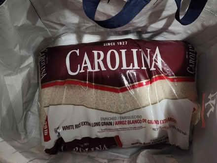 Photo of free 20 lb bag of Carolina white rice (University Heights) #1