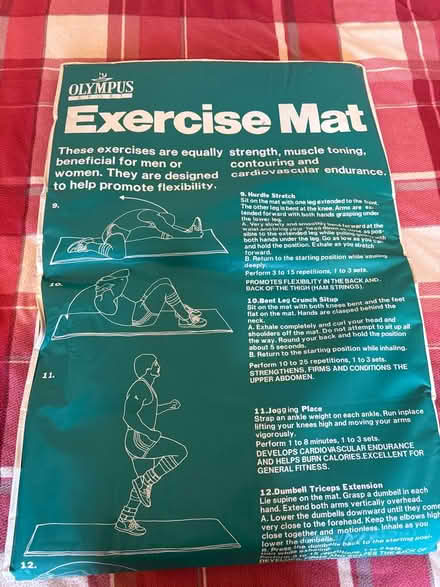 Photo of free Exercise Matt and green bag (N4 1HG) #4