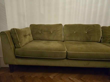 Photo of free Green corner sofa (Earlsfield SW18) #4