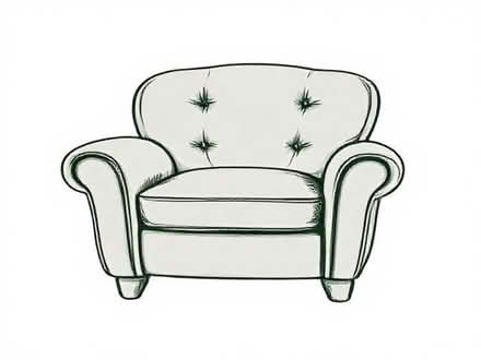 Photo of free Grey faux leather armchair (Southport PR8) #1