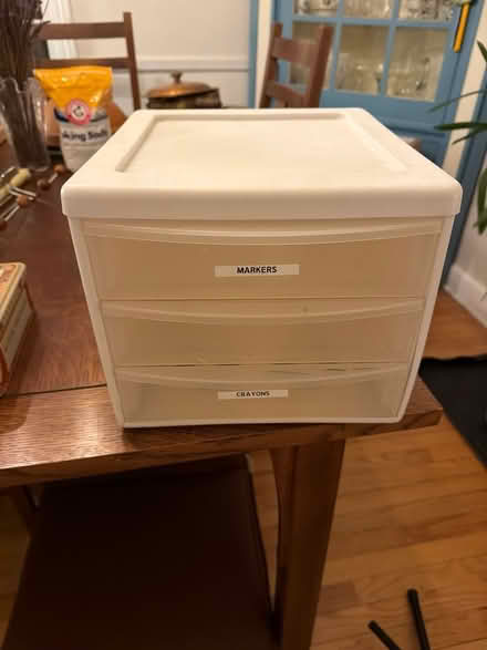 Photo of free Plastic drawer unit (Metuchen NJ) #1