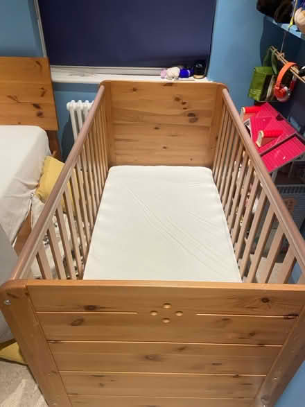 Photo of free Wooden cot (Stratford, E15) #2