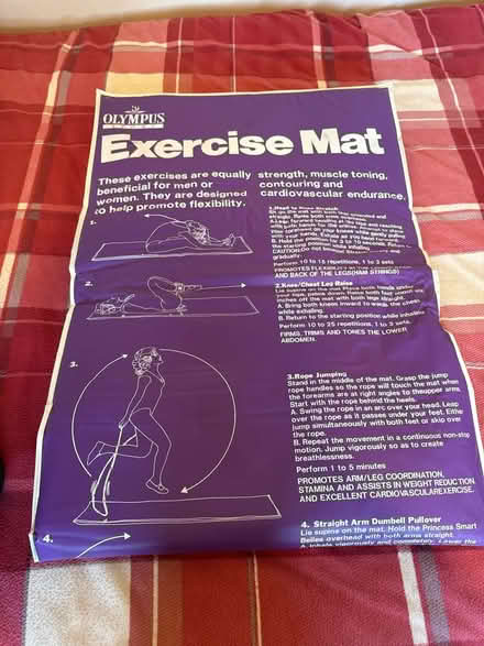 Photo of free Exercise Matt and green bag (N4 1HG) #2
