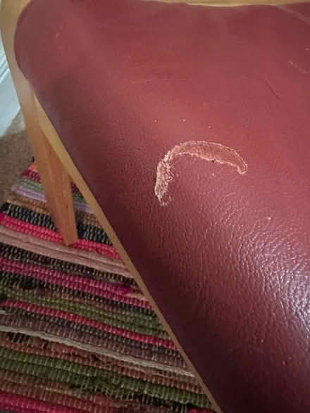 Photo of free 2 IKEA Poang leather chairs (BA11) #4