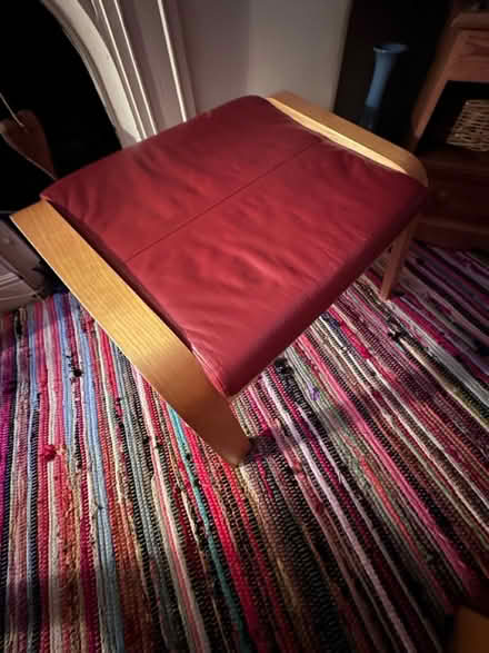 Photo of free 2 IKEA Poang leather chairs (BA11) #3