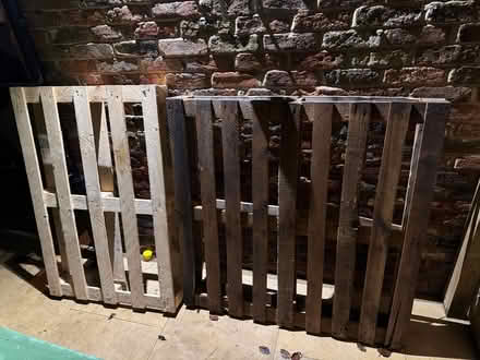 Photo of free Two wooden pallets (Weybridge KT13) #1