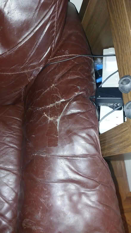 Photo of free Leather reclining corner sofa (Ranmoor S10) #3