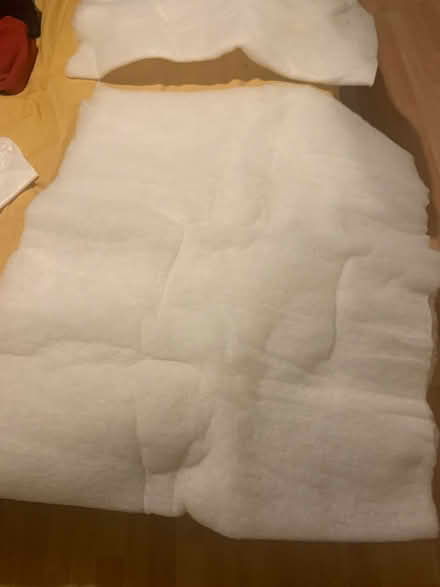 Photo of free White synthetic fleece lining (M33 Sale) #1