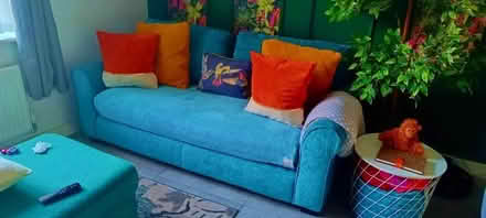 Photo of free Teal Couches in Good condition (Burton Joyce NG14) #2