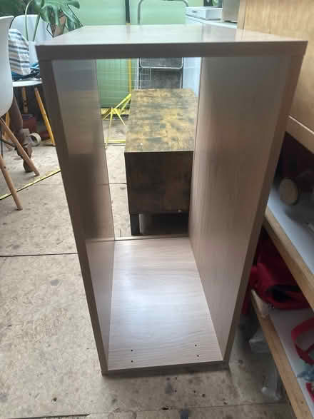 Photo of free Media shelving and wooden box (Se6 2ha) #3