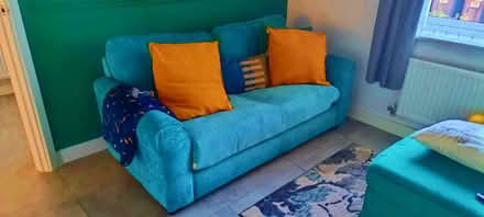 Photo of free Teal Couches in Good condition (Burton Joyce NG14) #1