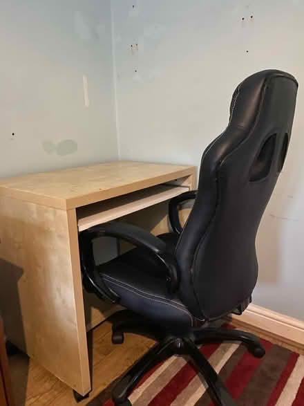 Photo of free Compact desk and office chair (B93 Bentley Heath) #1