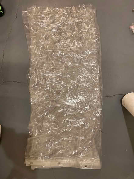 Photo of free Thick vinyl clear, plastic sheet (Greenwood) #1