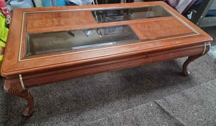 Photo of free Solid wood & glass coffee table (Sudden OL11) #2