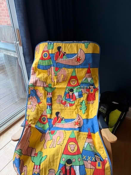 Photo of free Small cotton throw (Cumnor OX2) #1