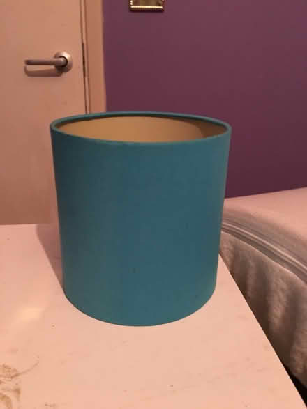Photo of free Single Bright Blue Lamp Shade (Liverpool L6) #4