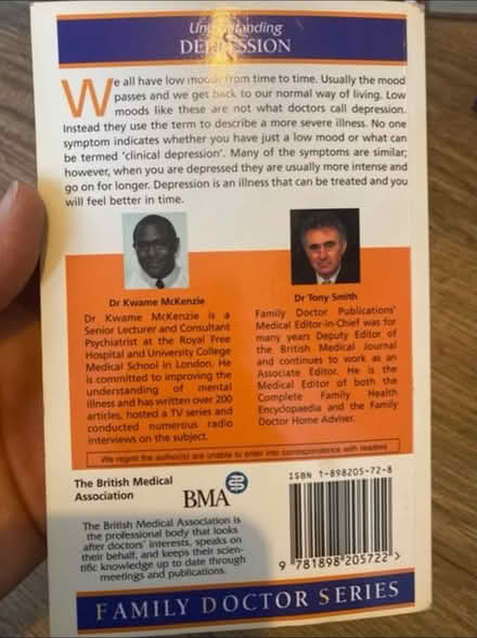 Photo of free Understanding Depression Book 📕 (Cheshunt En8) #2