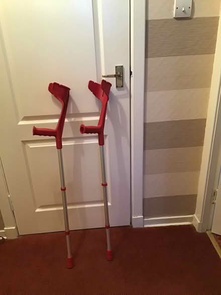 Photo of free Elbow support walking sticks. (Fintry DD4) #1