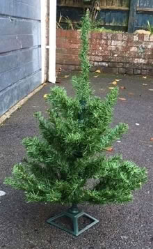Photo of free Small (65cm) artificial Christmas Tree (Quidhampton SP2) #1