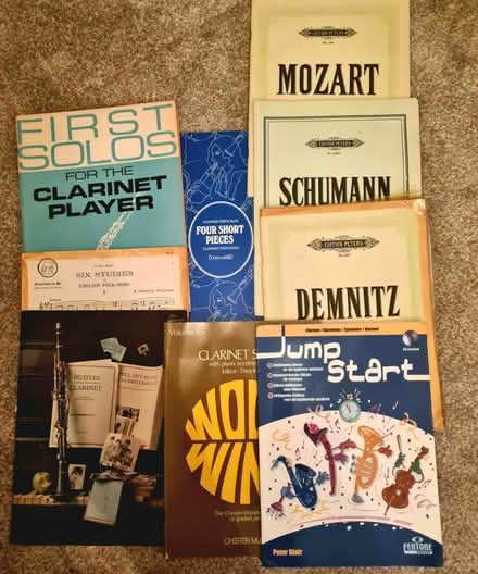 Photo of free Clarinet music - various (Purbrook) #1