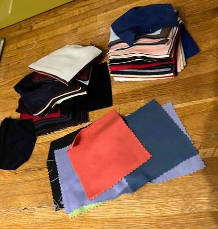 Photo of free Assorted fabric swatches (Jersey Farm AL4) #1