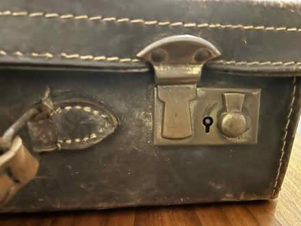 Photo of free Old Dark Leather Vintage briefcase (Chesham HP5) #3