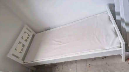 Photo of free IKEA Kritter kids single bed and mattress (Lewisham SE13) #1