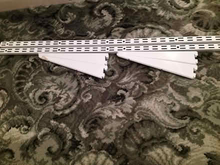 Photo of free 1 pr Shelf Hangers plus 4 holders (Hilsea Portsmouth PO2) #1