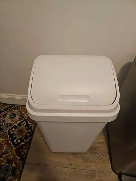 Photo of free White trash can (Stoneham) #1