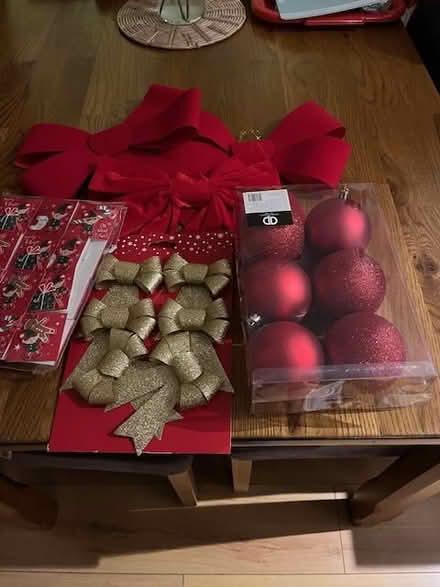Photo of free Christmas bows and baubles (Havering Grange RM3) #1