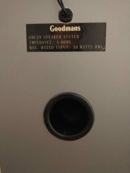 Photo of free Goodman speakers (Winkfield Row RG42) #2