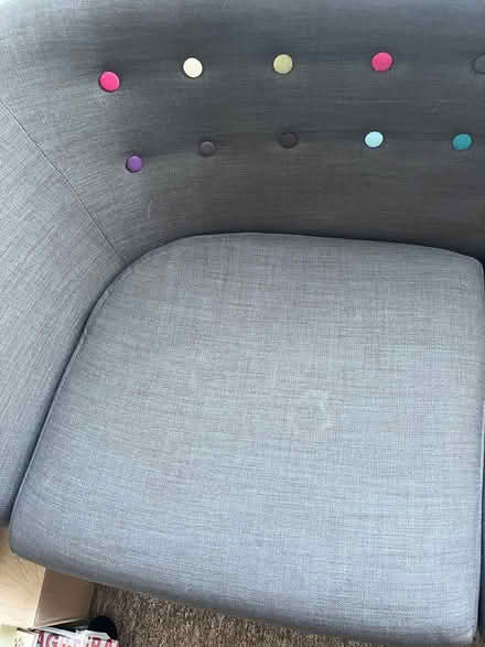 Photo of free Made grey button sofa (Peckham SE15) #4