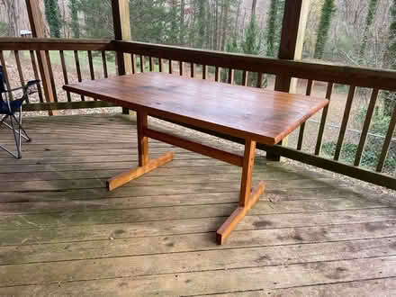 Photo of free Wood table 5 x 3 (Northwest Raleigh) #1