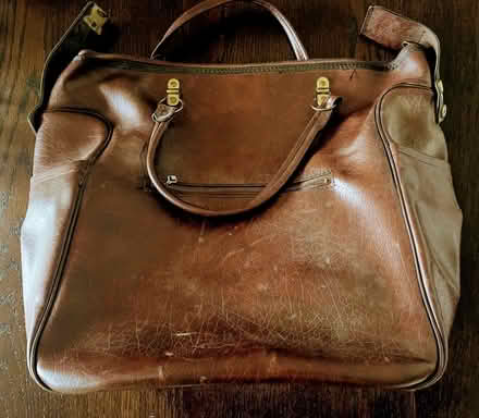 Photo of free Leather look shopping bag (Old Malden KT4) #1