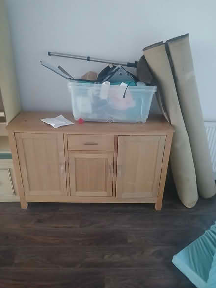 Photo of free Side cabinet.book shelf, cabinet (Sw17 0dx) #1