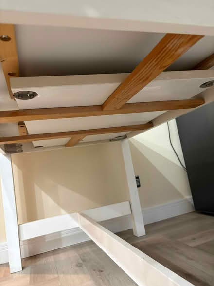 Photo of free White ikea 8-10 person extendable table (Disraeli HP13) #2