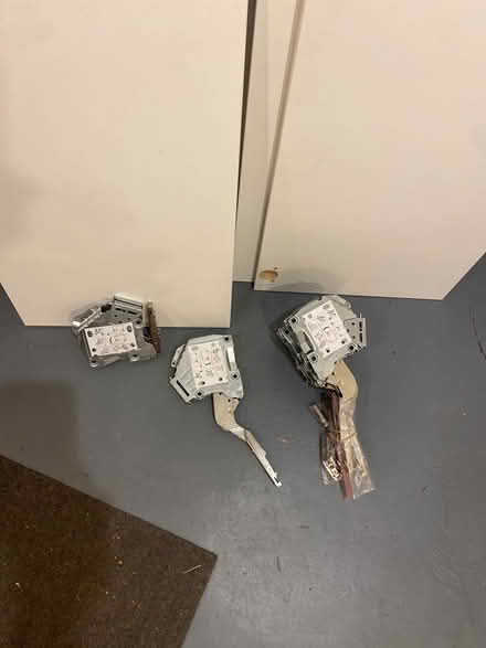 Photo of free IKEA cabinet doors and hinges (Greenwood) #2